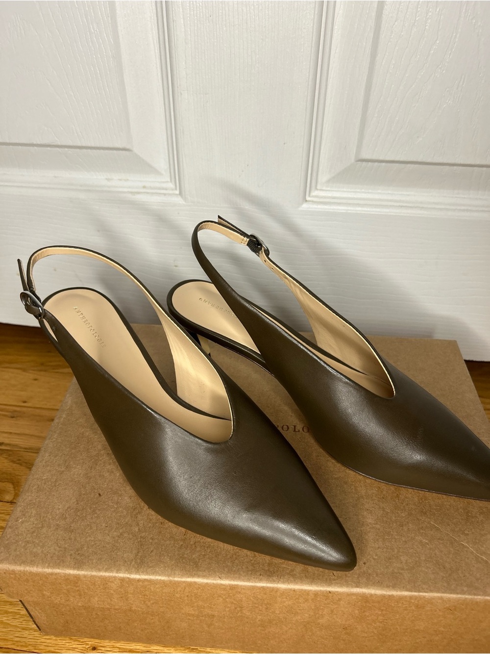 Anthropologie Pointed-Toe Slingback Pumps - Picture 6 of 15